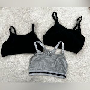 Bundle of 4 Nursing Bras & Preg Compression Socks